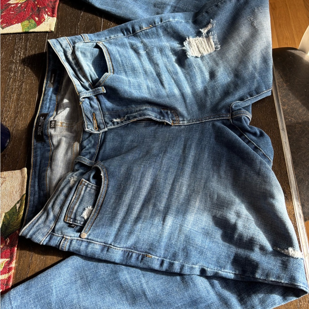 Judy Blue women’s high waisted skinny fit Distressed Denim